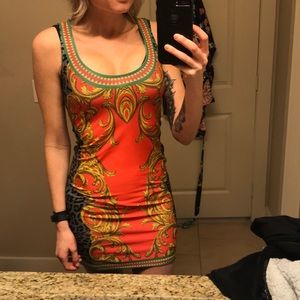 Fitted mini dress